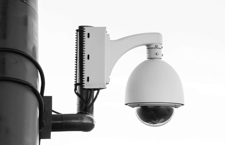 Outdoor CCTV camera for monitoring activity